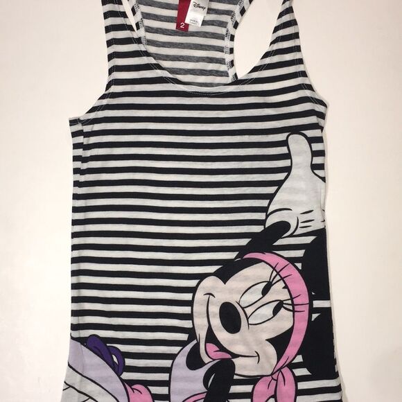 Minnie Mouse H&M Graphic Striped Tank Top - Picture 6 of 12